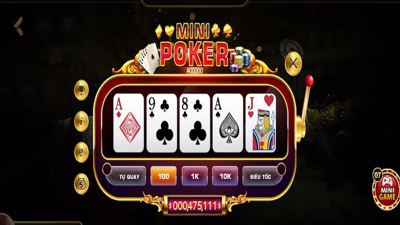 Lưu ý chơi mini Poker hiệu quả và đúng chuẩn nhất