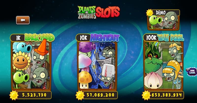 Giới thiệu quay hũ slot Zombies Plants